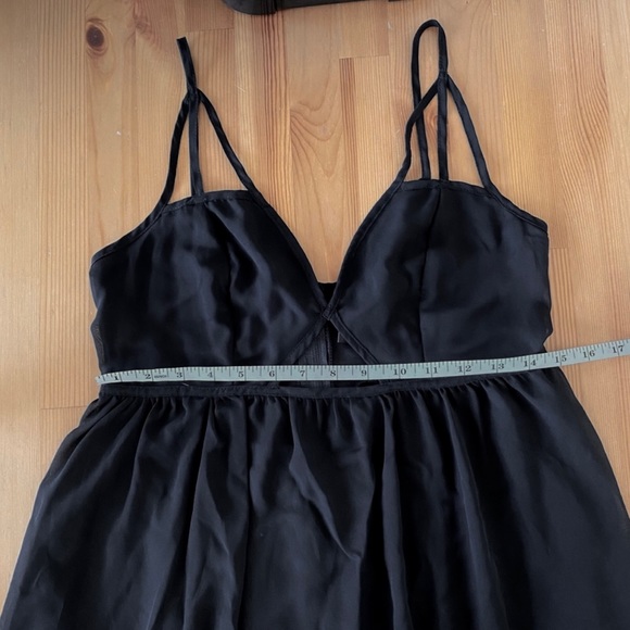 NWOT Wet Seal Sheer Black Midi Dress - Picture 9 of 16